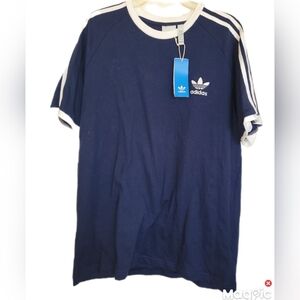 Adidas Originals Adicolor Classics 3-Stripes T Shirt Night Indigo XL HK7279 NEW